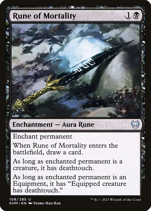 Rune of Mortality · Kaldheim 108/425