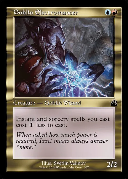 Goblin Electromancer · Ravnica Remastered 367/531