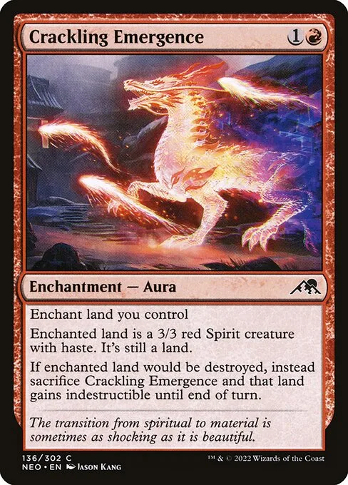 Crackling Emergence · Kamigawa: Neon Dynasty 136/531