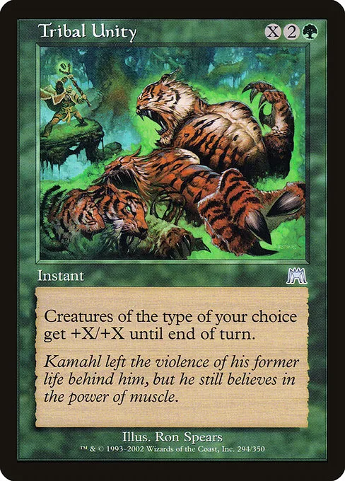 Tribal Unity · Onslaught 294/351