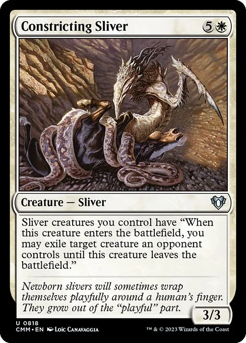 Constricting Sliver · Commander Masters 818/1067