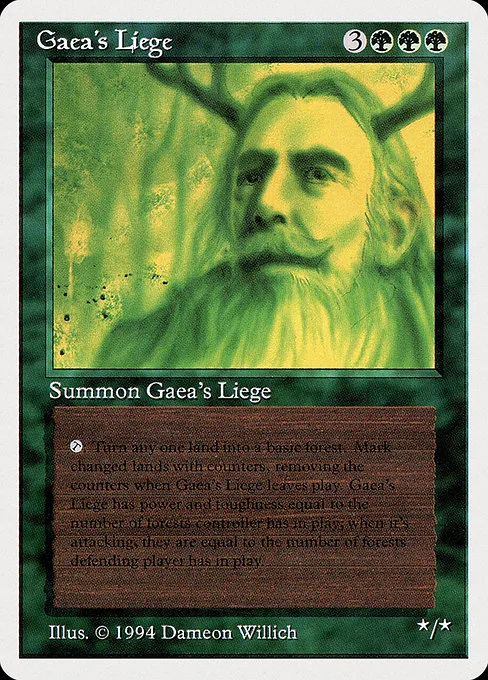 Gaea's Liege · Summer Magic / Edgar 198/306