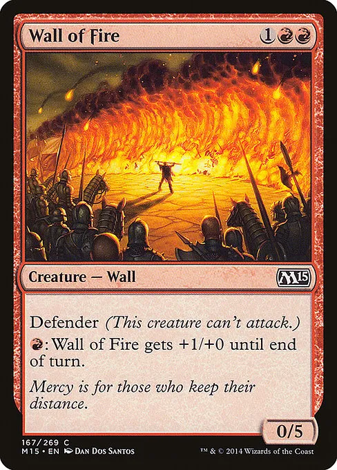 Wall of Fire · Magic 2015 167/284
