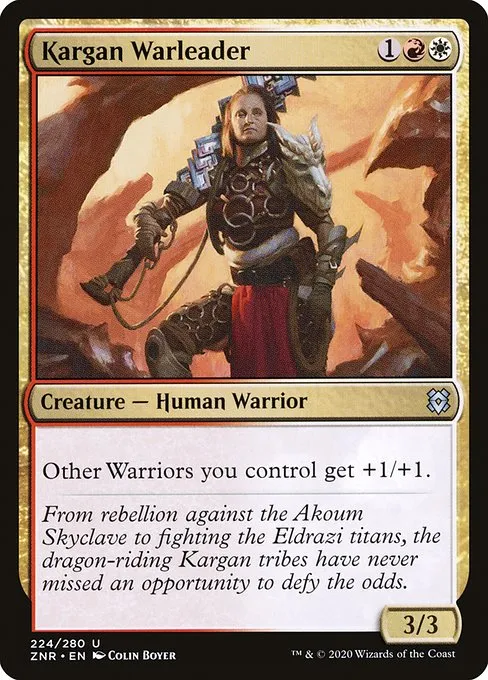 Kargan Warleader · Zendikar Rising 224/407