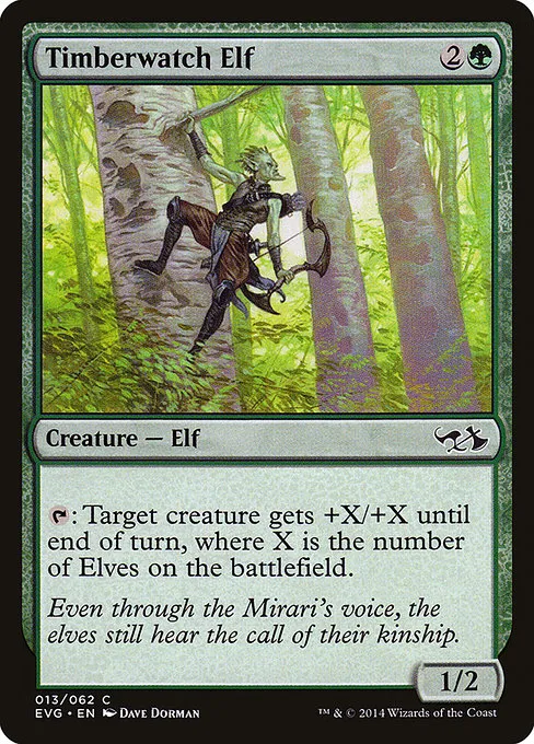 Timberwatch Elf · Duel Decks Anthology: Elves vs. Goblins 13/62