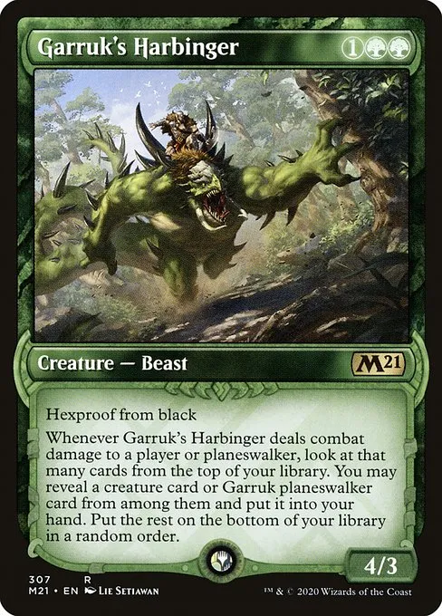 Garruk's Harbinger · Core Set 2021 307/397