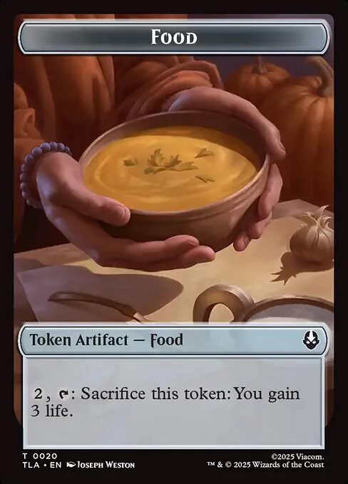 Food · Avatar: The Last Airbender Tokens 20/22