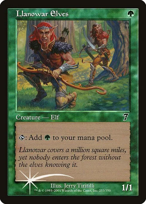 Llanowar Elves · Seventh Edition 253★/708