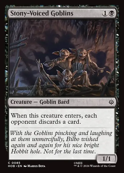 Stony-Voiced Goblins · The Hobbit 85/39