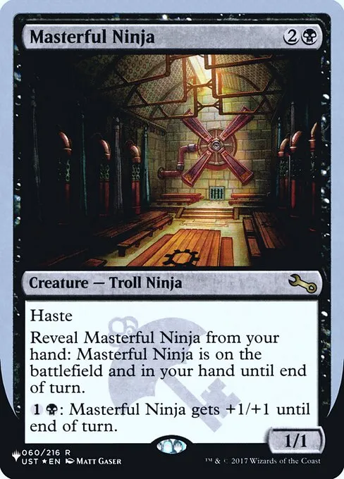 Masterful Ninja · The List (Unfinity Foil Edition) 22/62