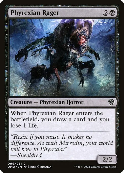 Phyrexian Rager · Dominaria United 99/453