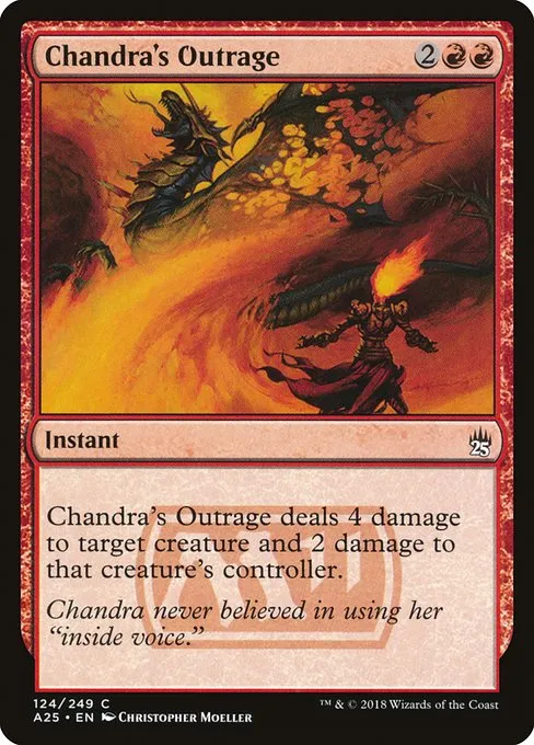 Chandra's Outrage · Masters 25 124/249