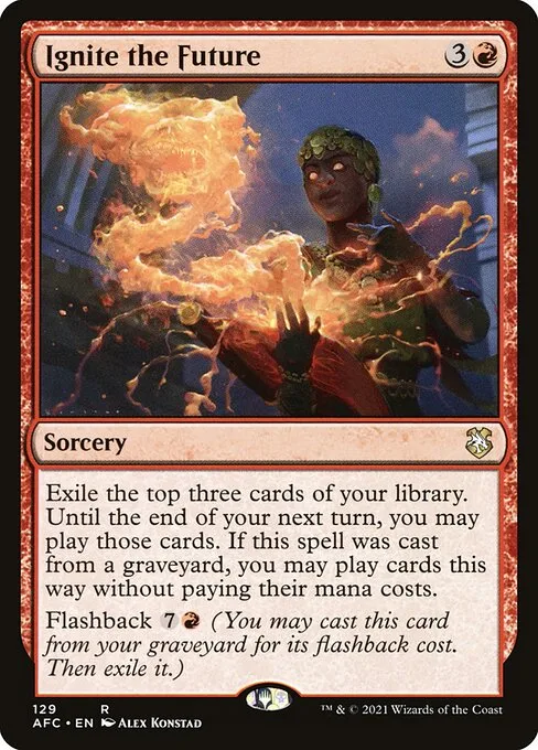 Ignite the Future · Forgotten Realms Commander 129/331