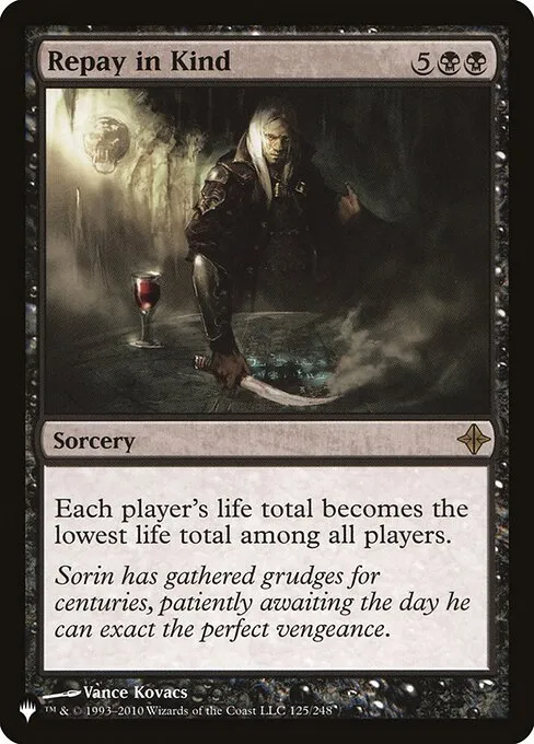 Repay in Kind · The List ROE-125/5050