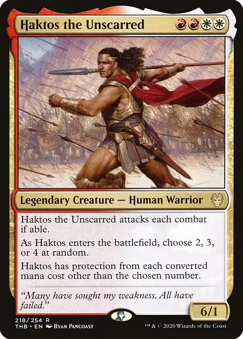 Haktos the Unscarred · Theros Beyond Death 218/358
