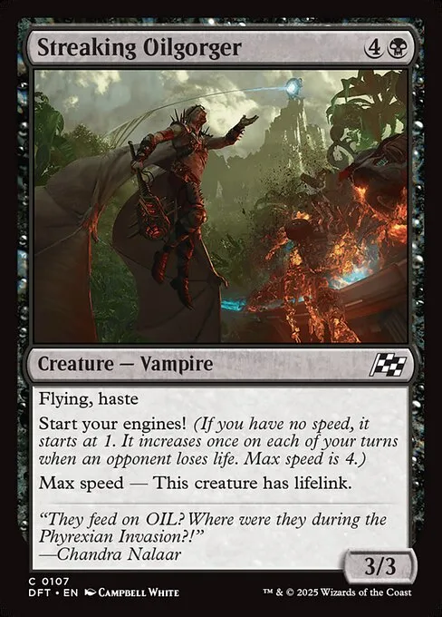 Streaking Oilgorger · Aetherdrift 107/553