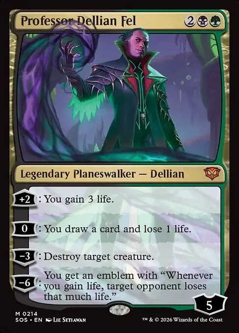 Professor Dellian Fel · Secrets of Strixhaven 214/368