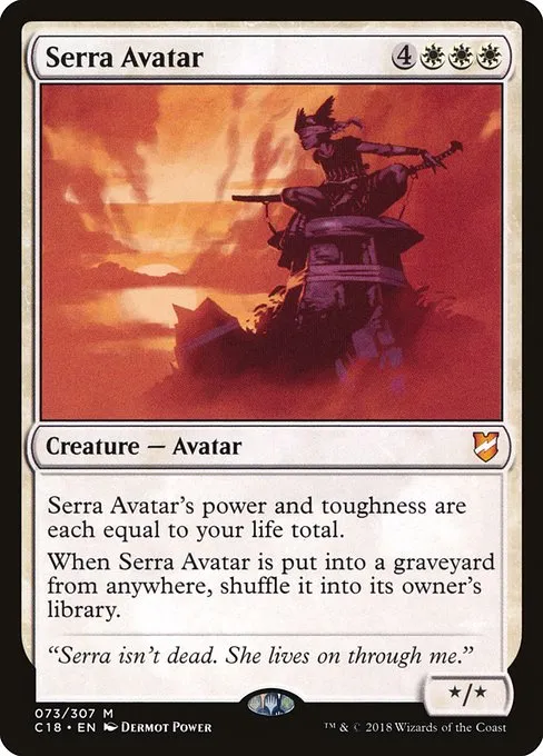 Serra Avatar · Commander 2018 73/307