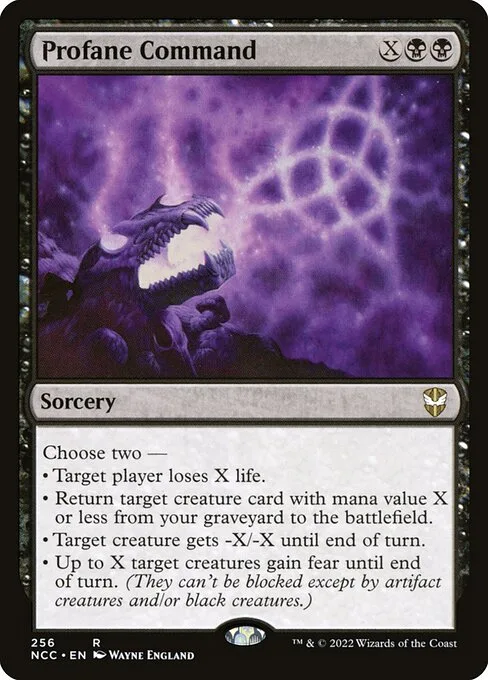 Profane Command · New Capenna Commander 256/447