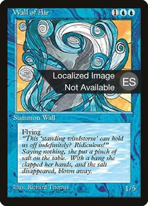 Wall of Air · Fourth Edition Foreign Black Border 113/378
