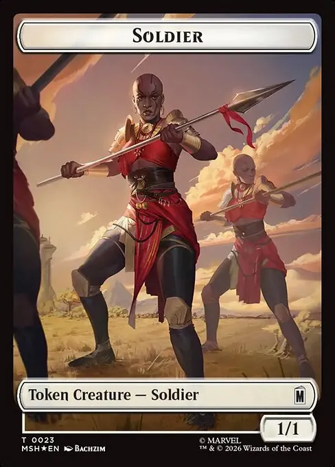 Soldier · Marvel Super Heroes Tokens 23