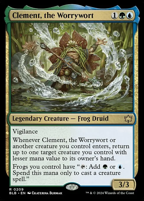Clement, the Worrywort · Bloomburrow 209/398