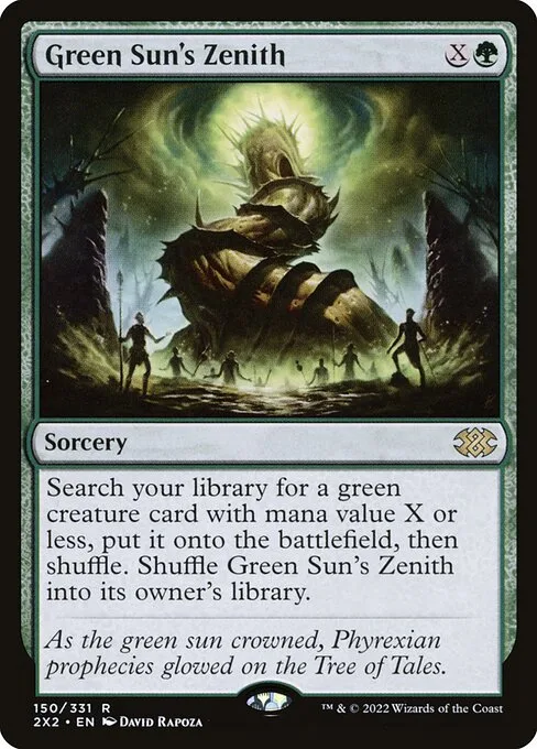 Green Sun's Zenith · Double Masters 2022 150/579