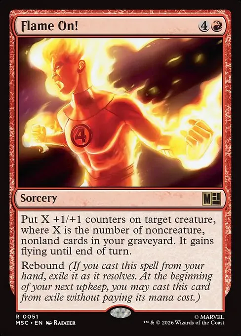 Flame On! · Marvel Super Heroes Commander 51/9
