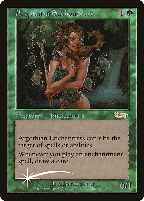 Argothian Enchantress · Judge Gift Cards 2003 2/3