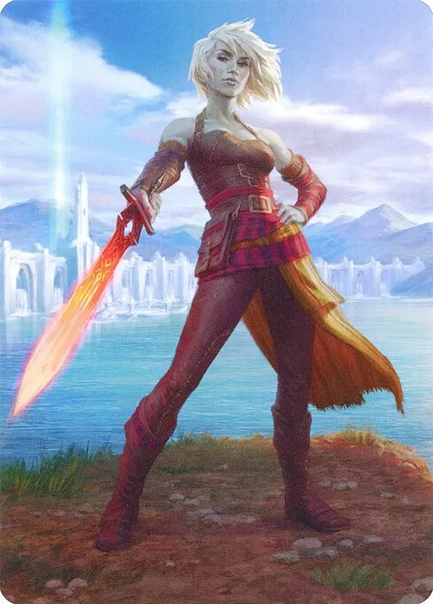 Nahiri, Heir of the Ancients // Nahiri, Heir of the Ancients · Zendikar Rising Art Series 3/81
