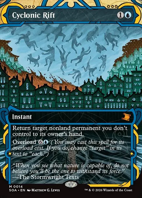 Cyclonic Rift · Secrets of Strixhaven Mystical Archive 14/195