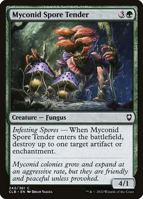Myconid Spore Tender · Commander Legends: Battle for Baldur's Gate 243/936