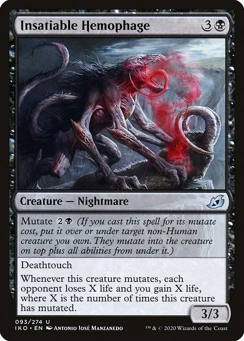 Insatiable Hemophage · Ikoria: Lair of Behemoths 93/390