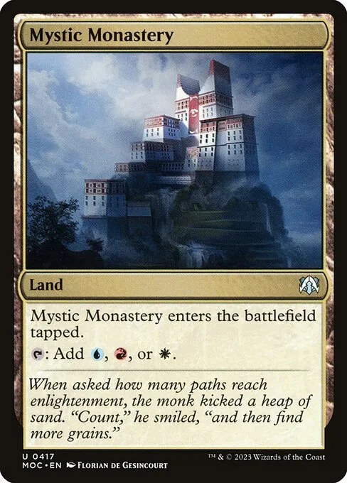 Mystic Monastery · March of the Machine Commander 417/450
