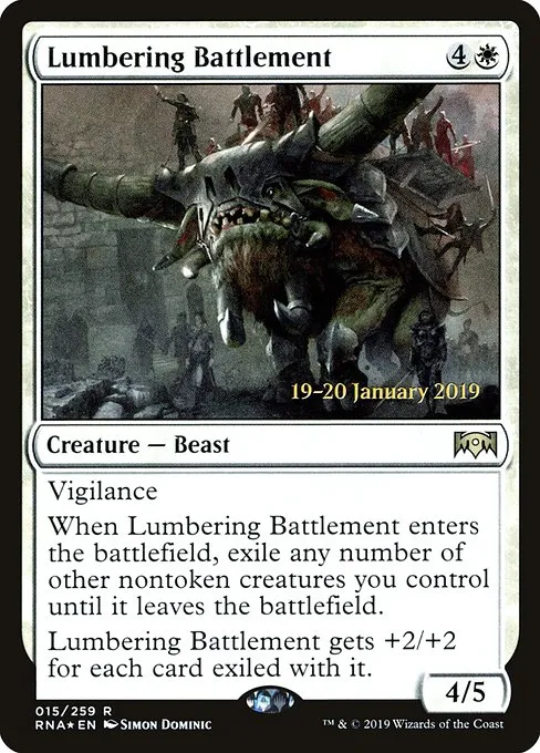 Lumbering Battlement · Ravnica Allegiance Promos 15s/81