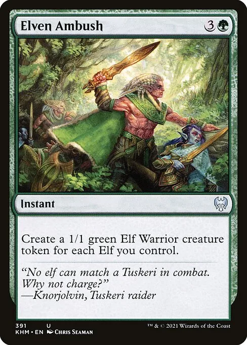 Elven Ambush · Kaldheim 391/425