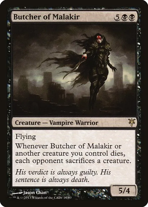 Butcher of Malakir · Duel Decks: Sorin vs. Tibalt 18/80