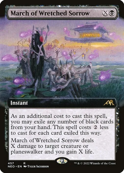 March of Wretched Sorrow · Kamigawa: Neon Dynasty 457/531