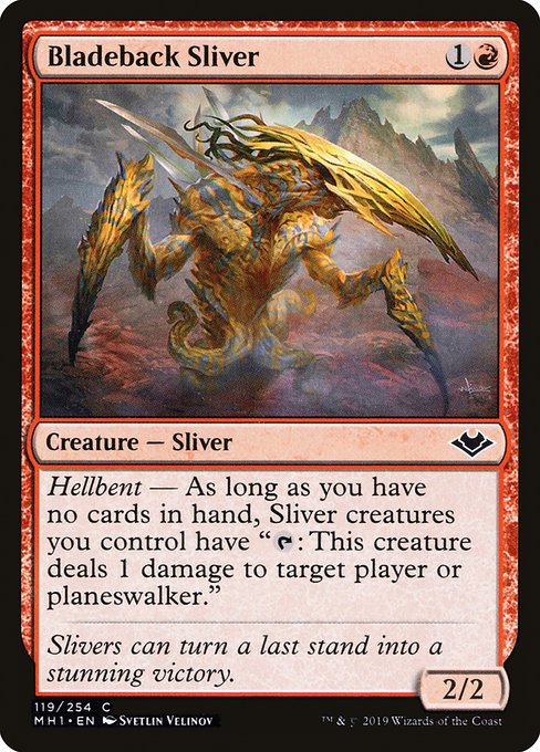 Bladeback Sliver · Modern Horizons 119/255