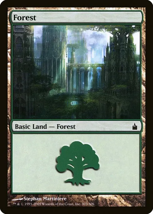 Forest · Ravnica: City of Guilds 303/306