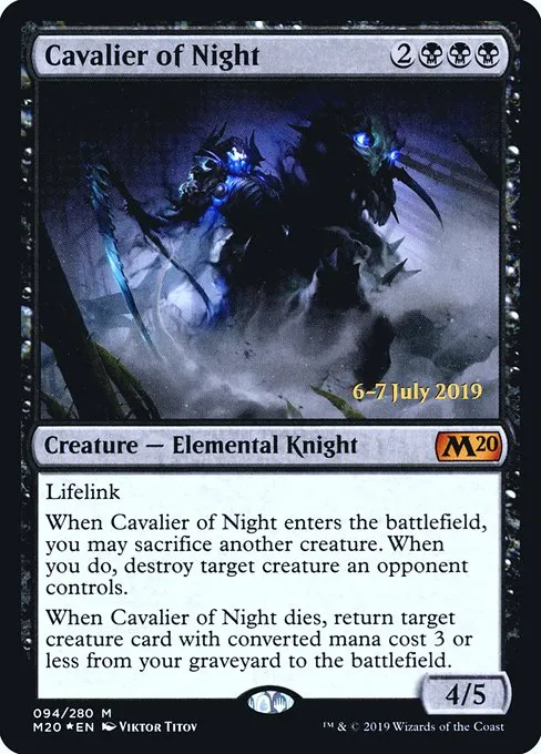 Cavalier of Night · Core Set 2020 Promos 94s/144