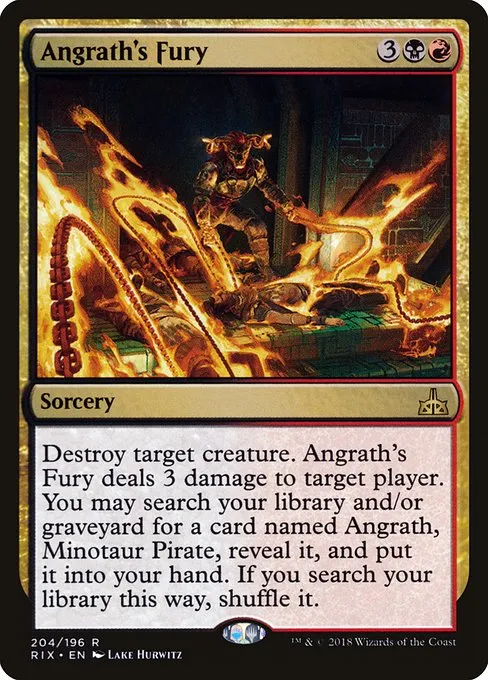 Angrath's Fury · Rivals of Ixalan 204/205