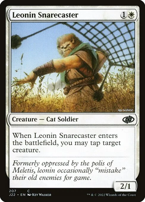 Leonin Snarecaster · Jumpstart 2022 207/835