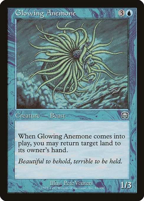 Glowing Anemone · Mercadian Masques 81/350