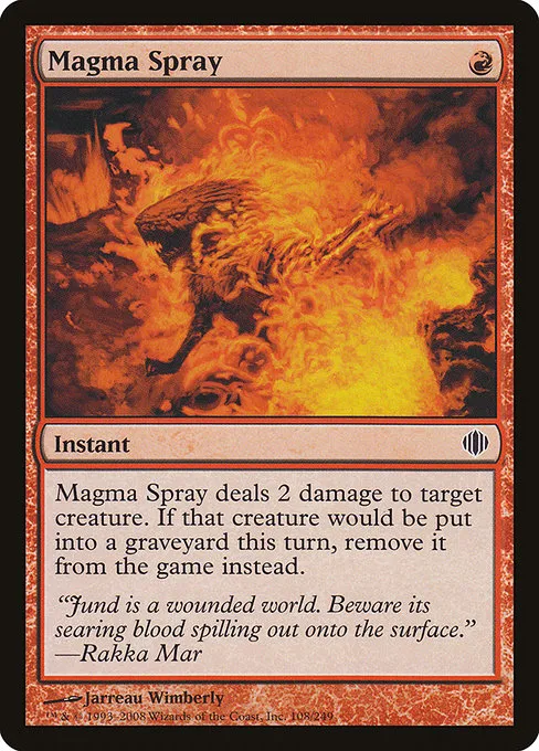 Magma Spray · Shards of Alara 108/250
