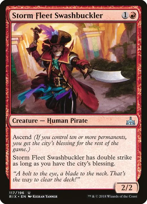 Storm Fleet Swashbuckler · Rivals of Ixalan 117/205