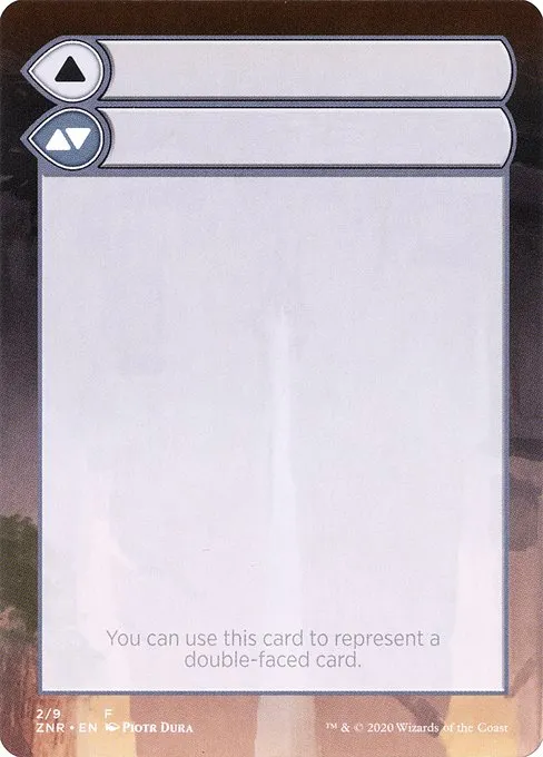 Double-Faced Substitute Card · Zendikar Rising Substitute Cards 2/9