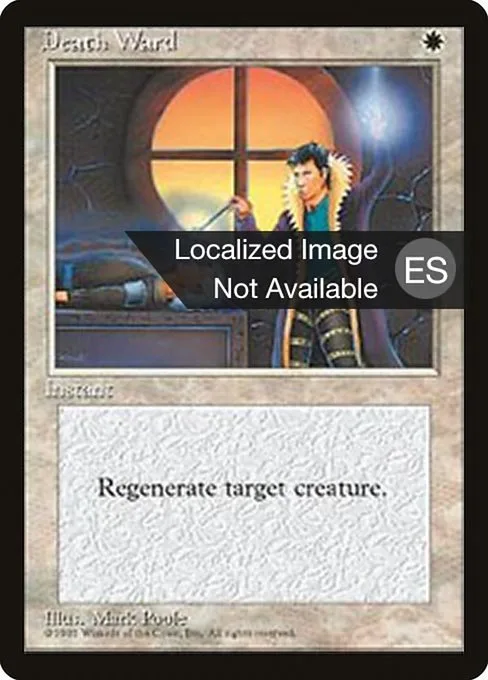Death Ward · Fourth Edition Foreign Black Border 21/378