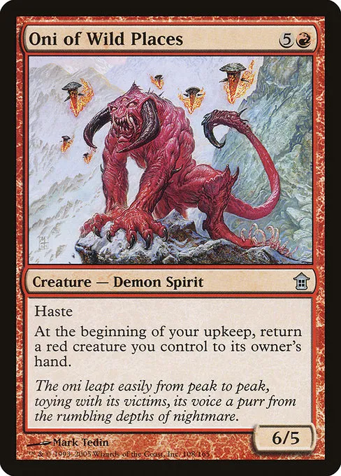 Oni of Wild Places · Saviors of Kamigawa 108/165