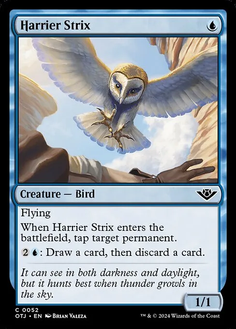 Harrier Strix · Outlaws of Thunder Junction 52/374